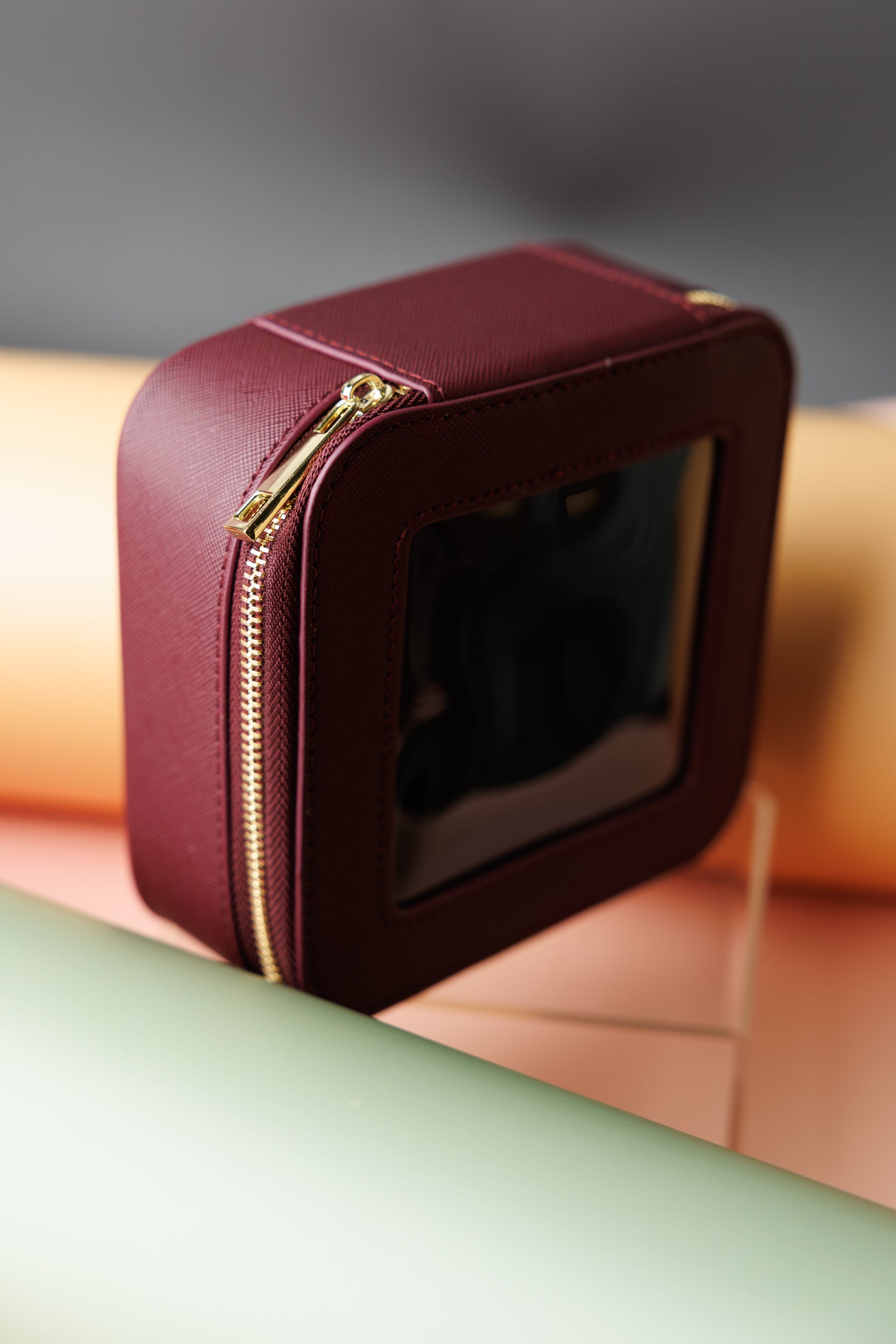 Small Square Cosmetic Case - Water Resistant